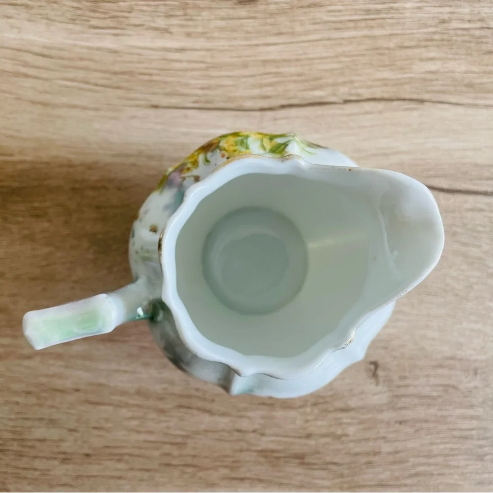 ✨ Vintage ✨ Antique Porcelain Creamer Hand Painted Weimar Republic of Germany